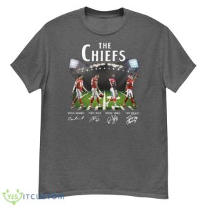 The Chiefs Abbey Road Patrick Mahomes Travis Kelce Walking Signatures Shirt Product Photo 5