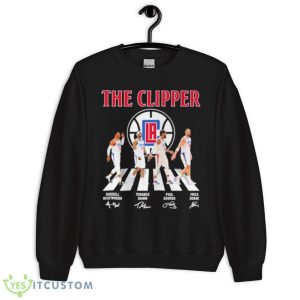 The Clipper Abbey Road Russell Westbrook Terance Mann Signatures Shirt - Unisex Crewneck Sweatshirt