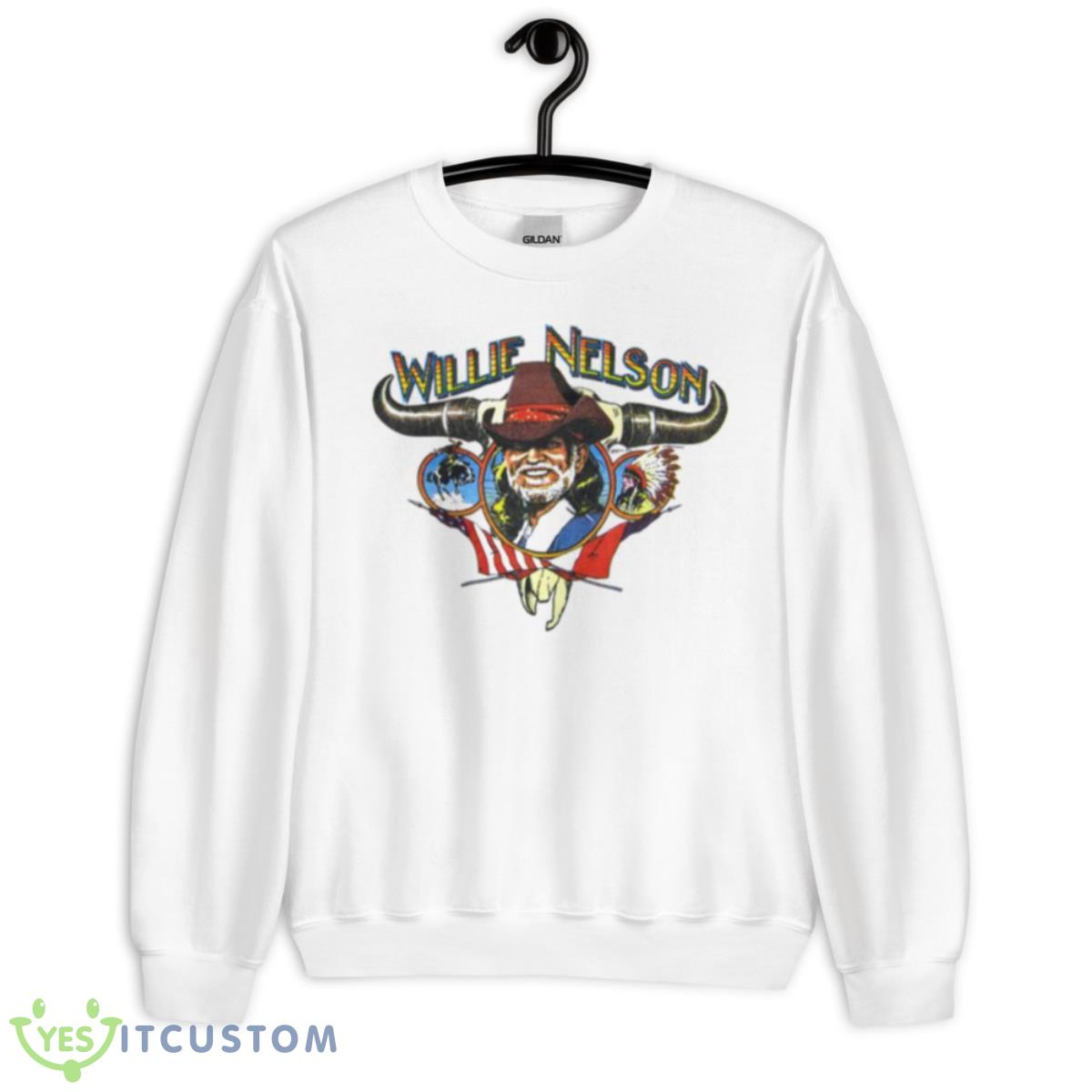 The Cowboy Singer Willie Nelson Shirt 11 The Cowboy Singer Willie Nelson Shirt - Unisex Heavy Blend Crewneck Sweatshirt