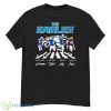 The Eagles Devonta Smith Jalen Hurts AJ Brown And Jason Kelce Abbey Road Signature Shirt - G500 Men’s Classic T-Shirt