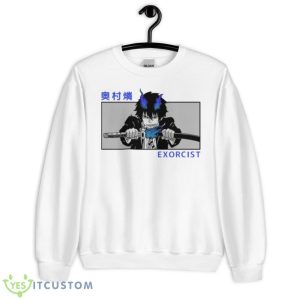 The Evil Sword Blue Exorcist Rin Okumura Shirt - Unisex Heavy Blend Crewneck Sweatshirt