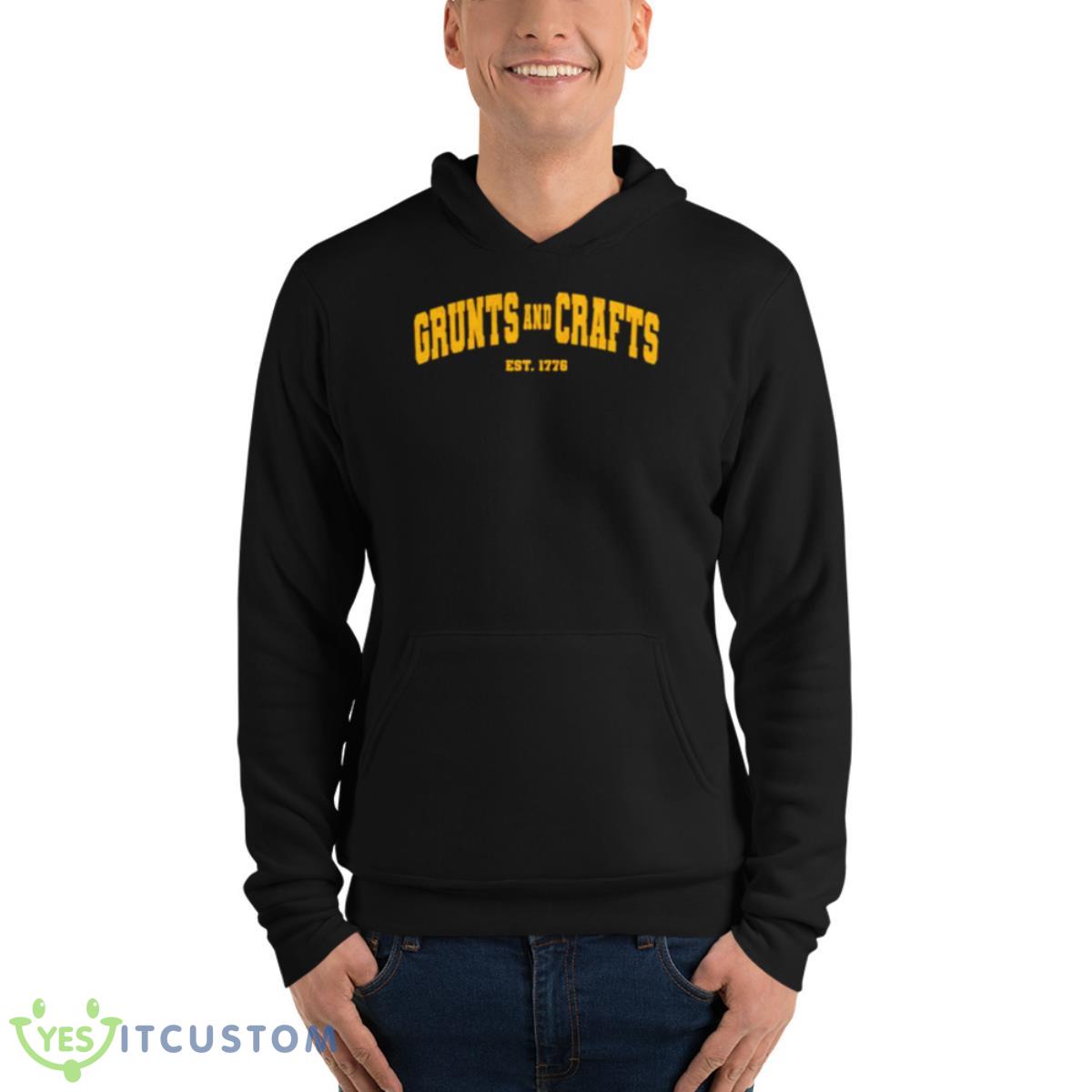 The Fat Electrician Grunts And Crafts EST 1776 Shirt 13 The Fat Electrician Grunts And Crafts EST 1776 Shirt - Unisex Fleece Pullover Hoodie