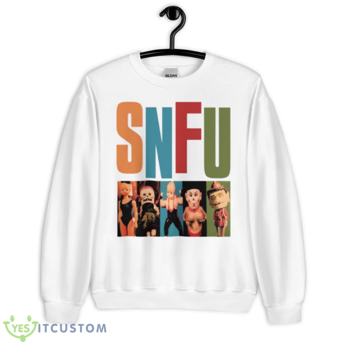 The Four Colors Snfu Cannibal Cafe Shirt 11 The Four Colors Snfu Cannibal Cafe Shirt - Unisex Heavy Blend Crewneck Sweatshirt