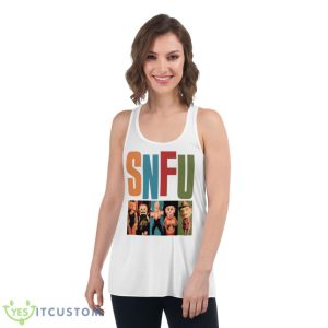 The Four Colors Snfu Cannibal Cafe Shirt 8 The Four Colors Snfu Cannibal Cafe Shirt - Women's Flowy Racerback Tank