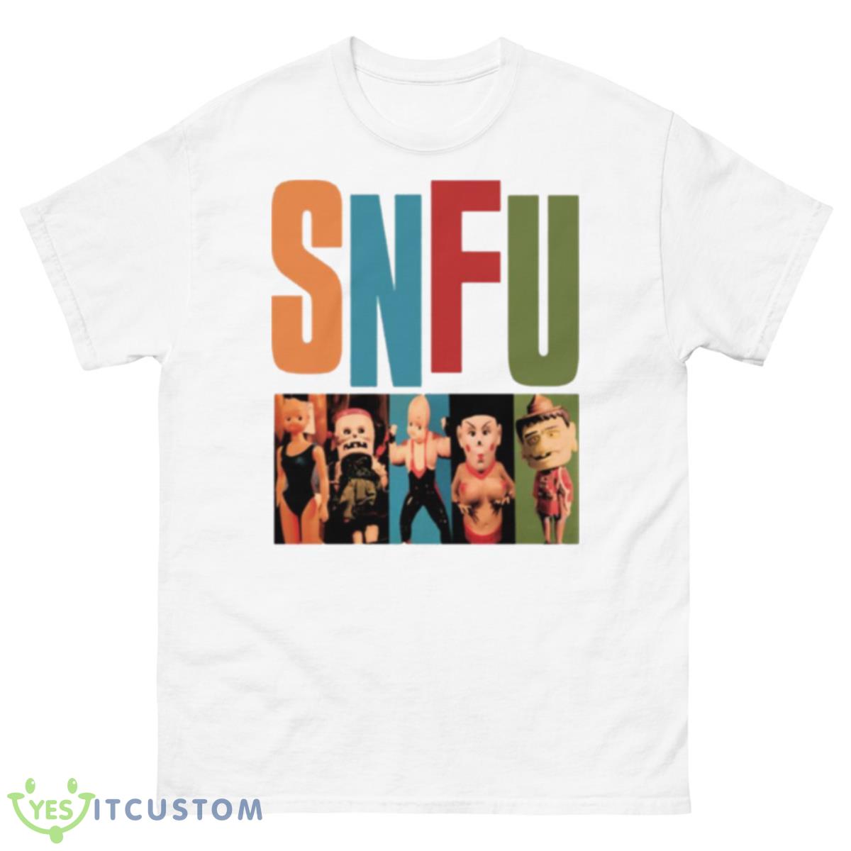 The Four Colors Snfu Cannibal Cafe Shirt 10 The Four Colors Snfu Cannibal Cafe Shirt - 500 Men’s Classic Tee Gildan
