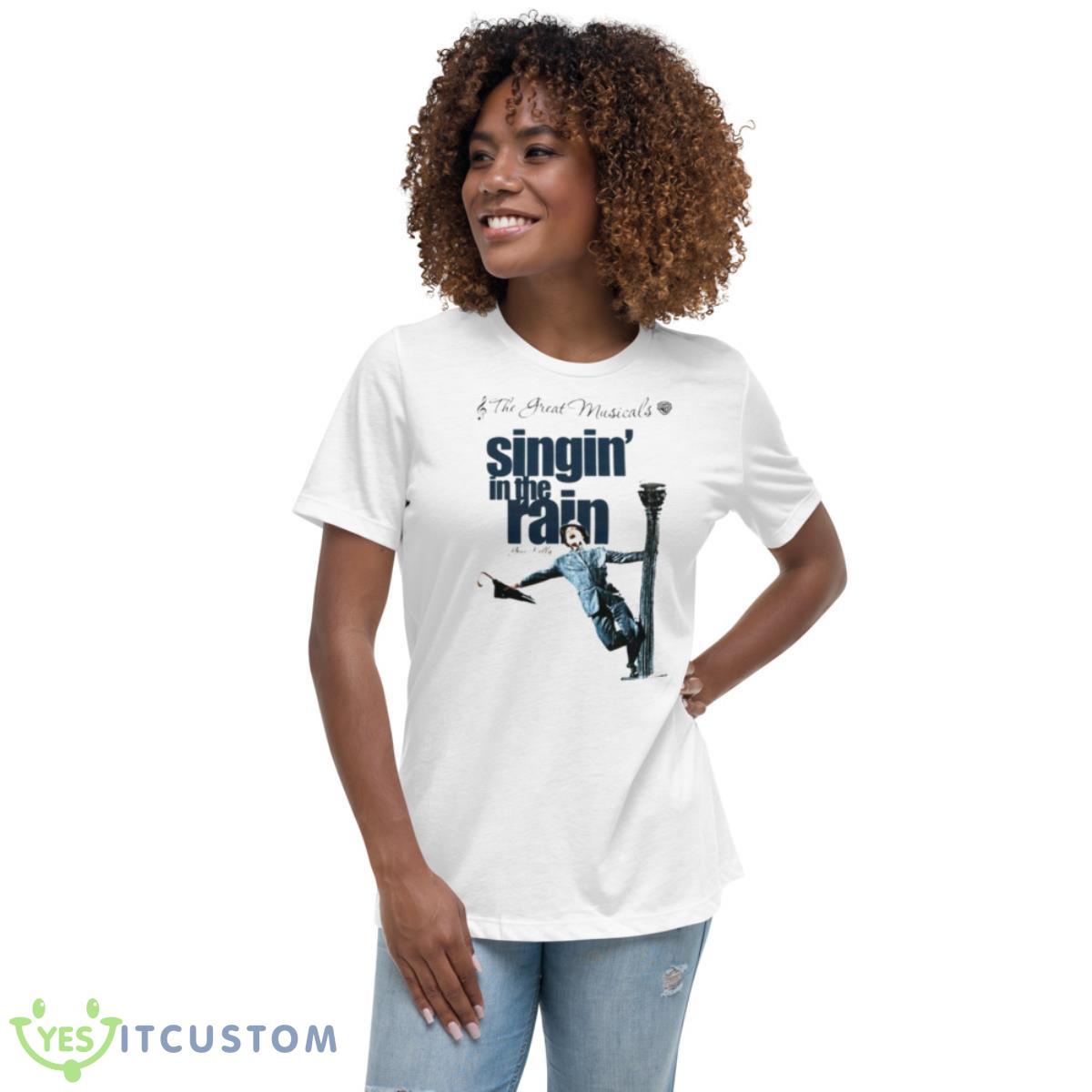 The Great Musical Singin’ In The Rain 1952 Movie Shirt 5 The Great Musical Singin’ In The Rain 1952 Movie Shirt - Women's Relaxed Short Sleeve Jersey Tee