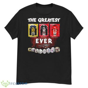 The Greatest 12 Tom Brady Ever Signatures Shirt - G500 Men’s Classic T-Shirt