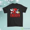 The Kansas City Chiefs Joe Cool And Woodstock Snoopy Mashup Shirt Product Photo 1
