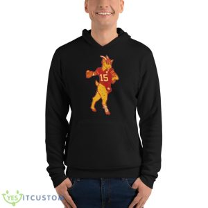 The Kc Goat Patrick Mahomes Football Champions Shirt - Unisex Fleece Pullover Hoodie