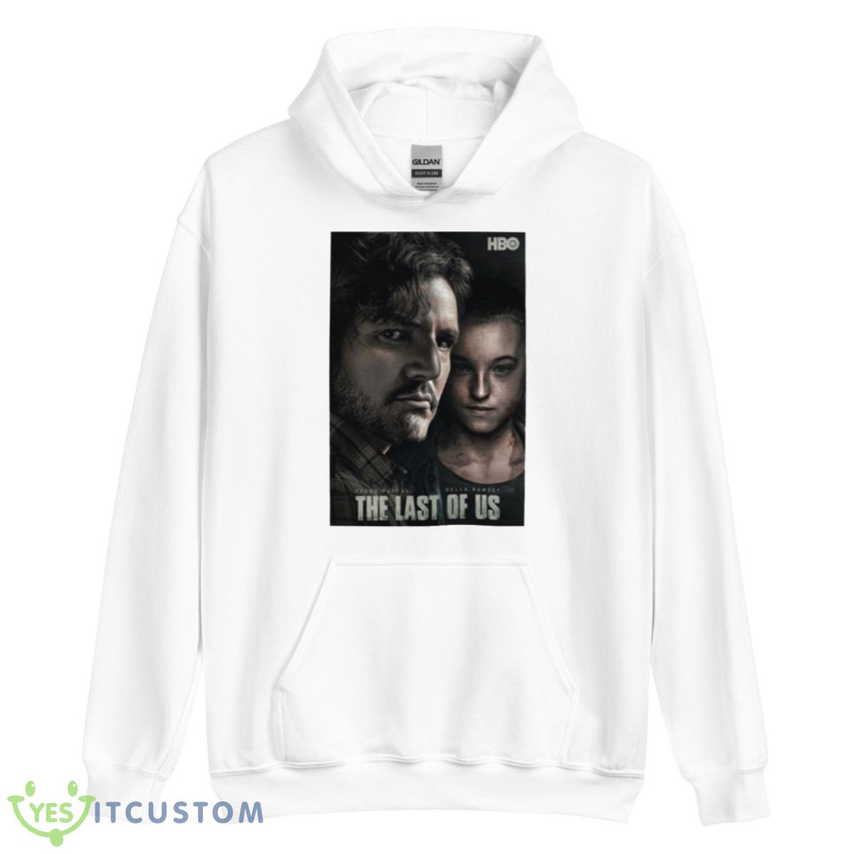 The Last Of Us Ellie Pedro Pascal Shirt 3 The Last Of Us Ellie Pedro Pascal Shirt - Unisex Heavy Blend Hooded Sweatshirt