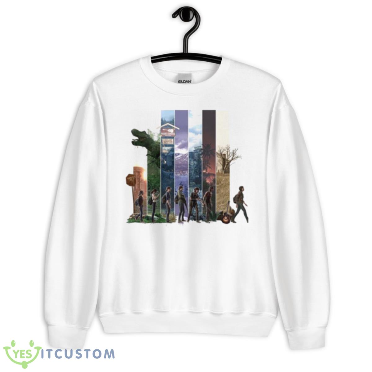 The Last Of Us Tv Series Season 1 Chiffon Top Shirt 2 The Last Of Us Tv Series Season 1 Chiffon Top Shirt - Unisex Heavy Blend Crewneck Sweatshirt