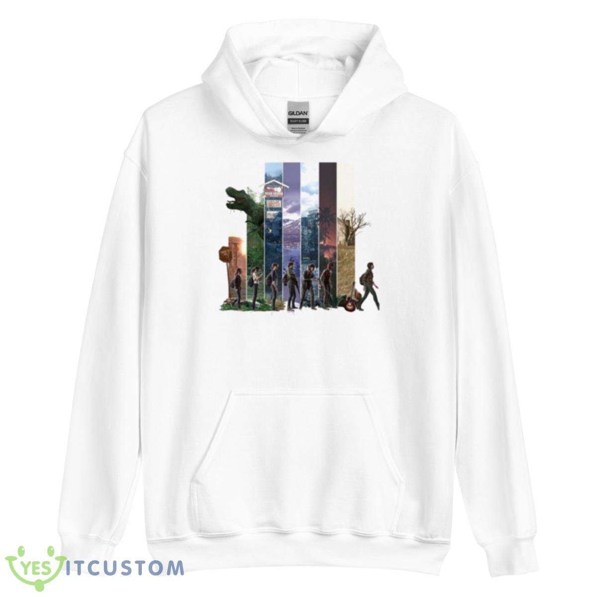 The Last Of Us Tv Series Season 1 Chiffon Top Shirt 11 The Last Of Us Tv Series Season 1 Chiffon Top Shirt - Unisex Heavy Blend Hooded Sweatshirt