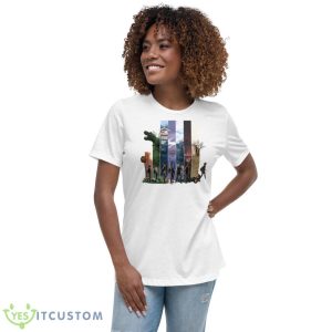 The Last Of Us Tv Series Season 1 Chiffon Top Shirt 9 The Last Of Us Tv Series Season 1 Chiffon Top Shirt - Women's Relaxed Short Sleeve Jersey Tee