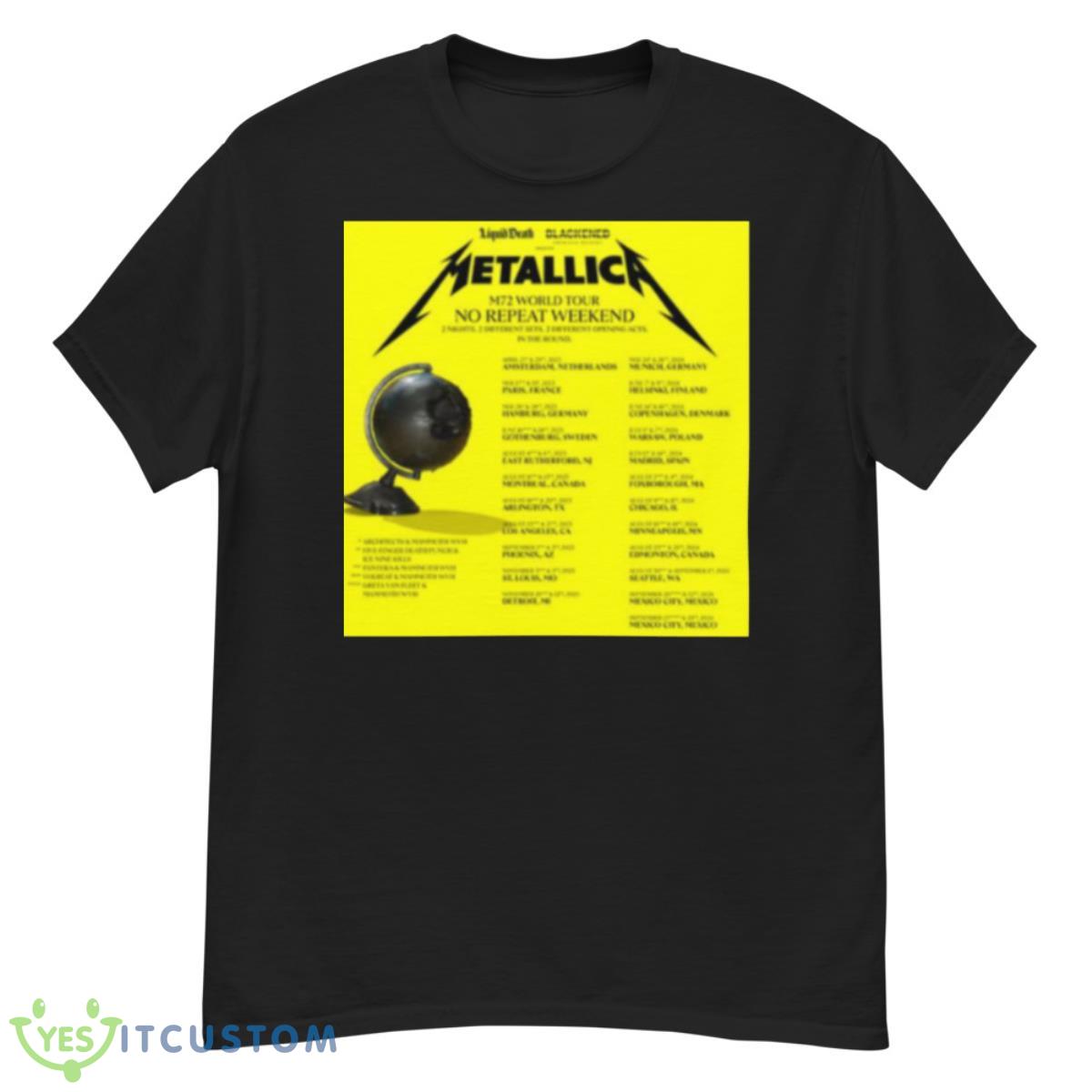 The M72 World Dates 2023 New Tour Shirt 12 The M72 World Dates 2023 New Tour Shirt - G500 Men’s Classic T-Shirt