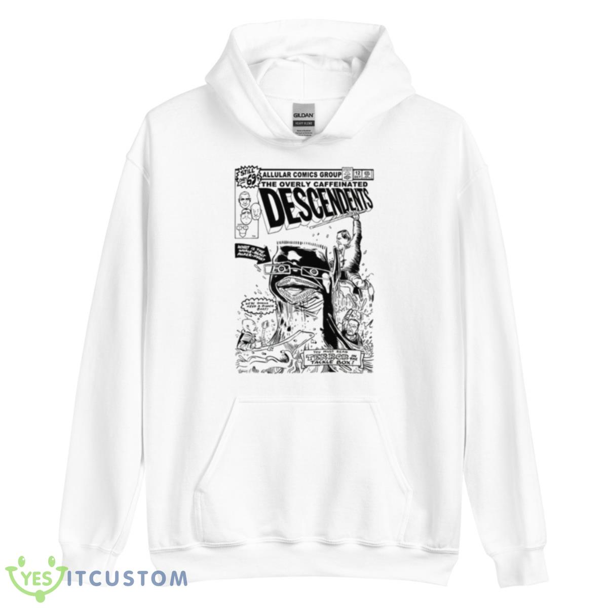 The Overly Caffeinated Oldies Punk Descendents Shirt 3 The Overly Caffeinated Oldies Punk Descendents Shirt - Unisex Heavy Blend Hooded Sweatshirt