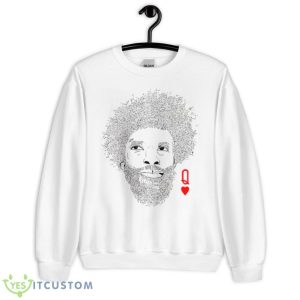 The Q Heart Card Questlove Shirt - Unisex Heavy Blend Crewneck Sweatshirt