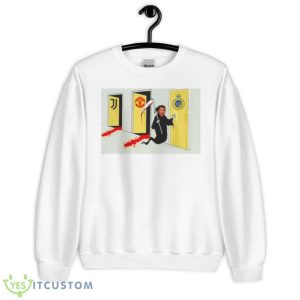 The Reaper CR7 Knock The Alnassr FC Door Shirt - Unisex Heavy Blend Crewneck Sweatshirt