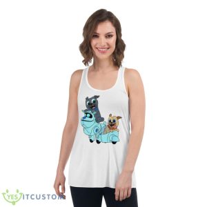The Robot Puppy Dog Pals Shirt 8 The Robot Puppy Dog Pals Shirt - Women's Flowy Racerback Tank