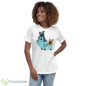 The Robot Puppy Dog Pals Shirt 9 The Robot Puppy Dog Pals Shirt - Women's Relaxed Short Sleeve Jersey Tee