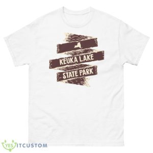 The State Park Keuka Lake State Ny Wilderness Shirt - 500 Men’s Classic Tee Gildan