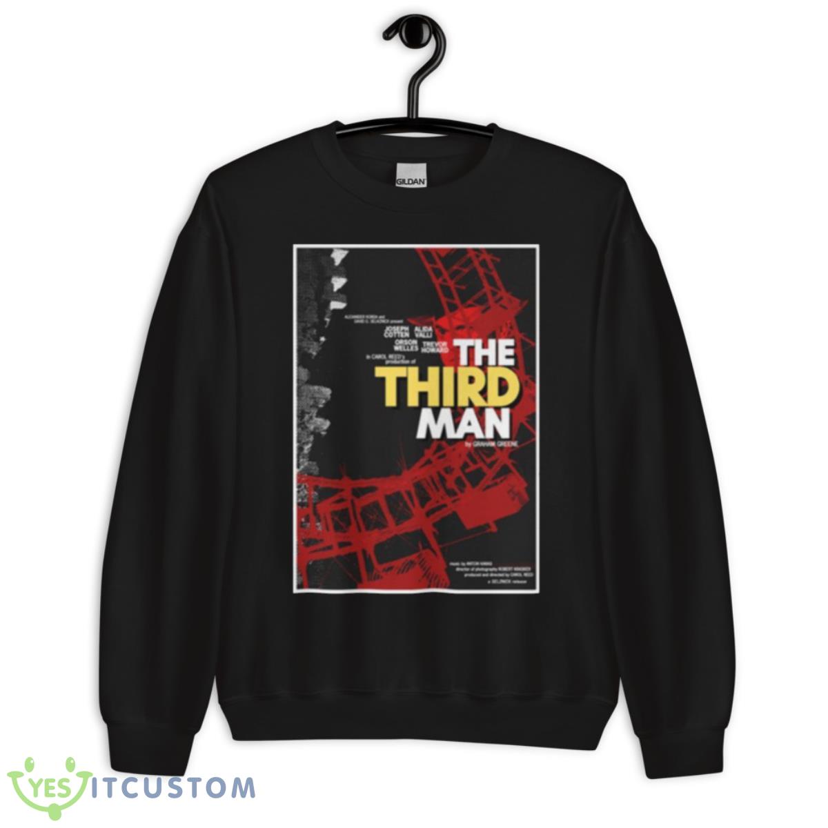The Third Man 1949 Movie Poster Shirt 3 The Third Man 1949 Movie Poster Shirt - Unisex Crewneck Sweatshirt