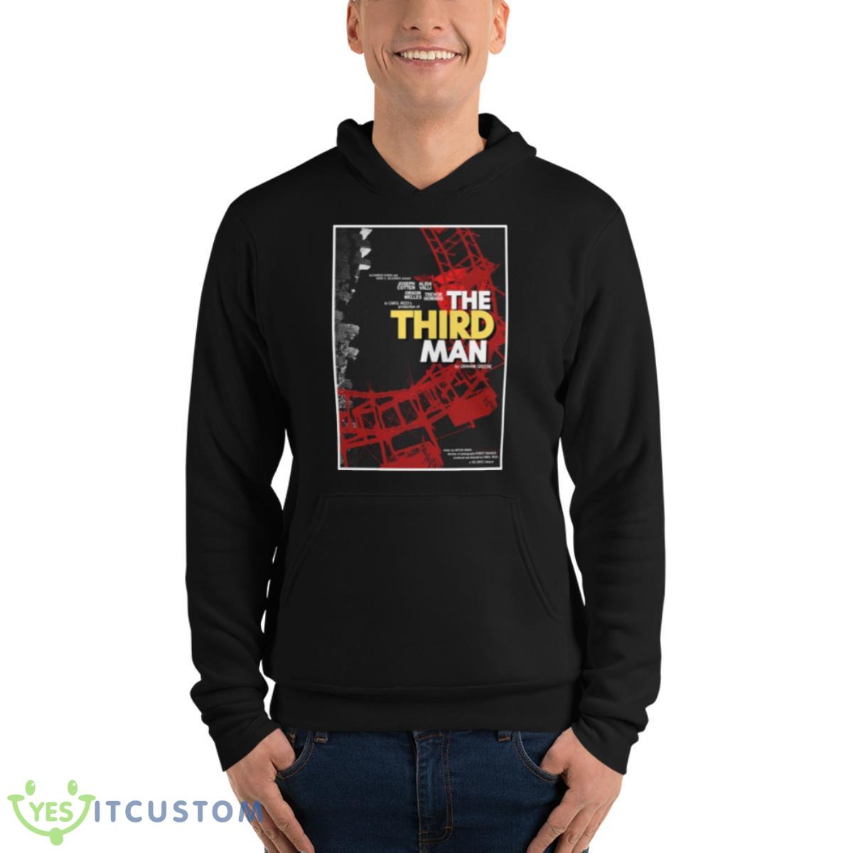 The Third Man 1949 Movie Poster Shirt 4 The Third Man 1949 Movie Poster Shirt - Unisex Fleece Pullover Hoodie