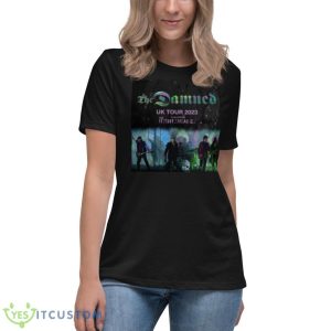 The Uk Damned London 2023 New Tour Shirt - Women's Relaxed Short Sleeve Jersey Tee