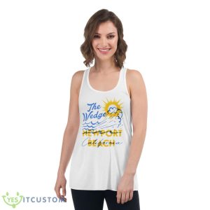 The Wedge Newport Beach CA Shirt 8 The Wedge Newport Beach CA Shirt - Women's Flowy Racerback Tank