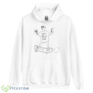 Thinking About Boobs And Killing Myself Shirt 7 Thinking About Boobs And Killing Myself Shirt - Unisex Heavy Blend Hooded Sweatshirt