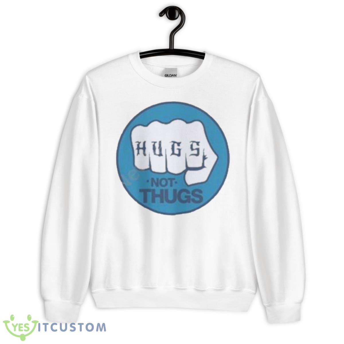 This Fool Frankie Quinones Hugs Not Thugs Shirt 2 This Fool Frankie Quinones Hugs Not Thugs Shirt - Unisex Heavy Blend Crewneck Sweatshirt