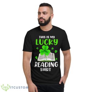 This Is My Lucky Reading Gift St Patrick_S Day Book Lover Shirt - Short Sleeve T-Shirt