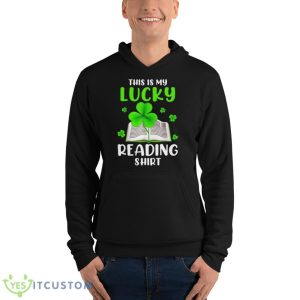 This Is My Lucky Reading Gift St Patrick_S Day Book Lover Shirt - Unisex Fleece Pullover Hoodie
