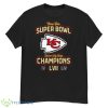 Three Time Super Bowl Kansas City Chiefs Champions IV LIV LVII Shirt - G500 Men’s Classic T-Shirt