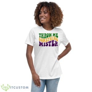 Throw Me Something Mister Vintage Shirt 9 Throw Me Something Mister Vintage Shirt - Women's Relaxed Short Sleeve Jersey Tee