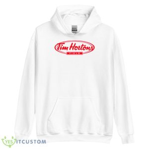 Tim Hortons Red Field Logo Shirt - Unisex Heavy Blend Hooded Sweatshirt