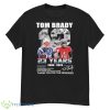 Tom Brady 12 23 Years 2000 2023 Thank You For The Memories Signatures Shirt - G500 Men’s Classic T-Shirt
