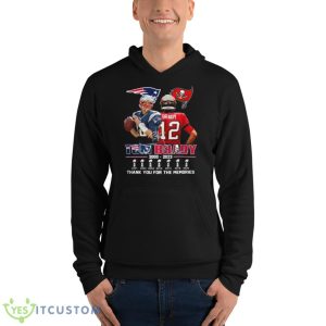 Tom Brady 2000 2023 Thank You For The Memories Signatures Shirt - Unisex Fleece Pullover Hoodie