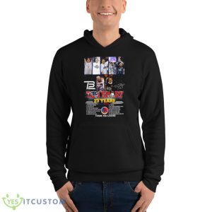 Tom Brady 23 Years 2000 2023 Thank You Legend Signature Shirt - Unisex Fleece Pullover Hoodie