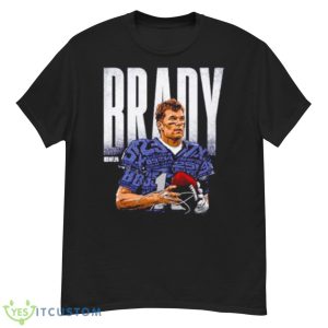 Tom Brady New England Statistics Bold Football Shirt - G500 Men’s Classic T-Shirt