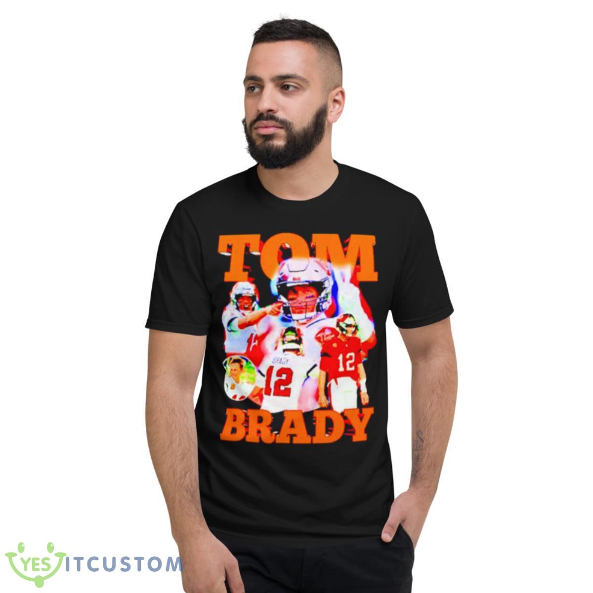 Tom Brady Picture Collage Shirt 13 Tom Brady Picture Collage Shirt - Short Sleeve T-Shirt
