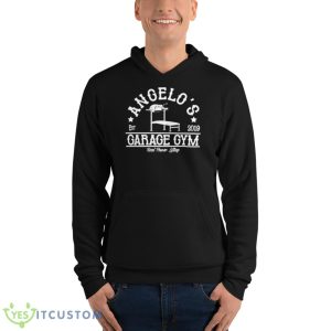 Tony Angelo Gym Shirt, Angelo’s Garage Gym Shirt - Unisex Fleece Pullover Hoodie