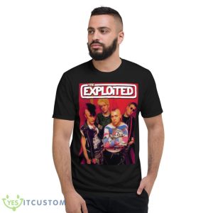 Top Merch The Exploited Fuck The System Shirt - Short Sleeve T-Shirt