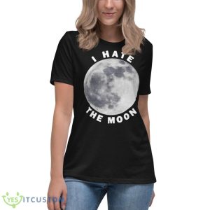 Topatoco I Hate The Moon Shirt - Women's Relaxed Short Sleeve Jersey Tee