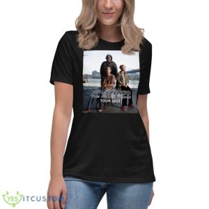 Tour Of Yo La Tengo Show Shirt 11 Tour Of Yo La Tengo Show Shirt - Women's Relaxed Short Sleeve Jersey Tee