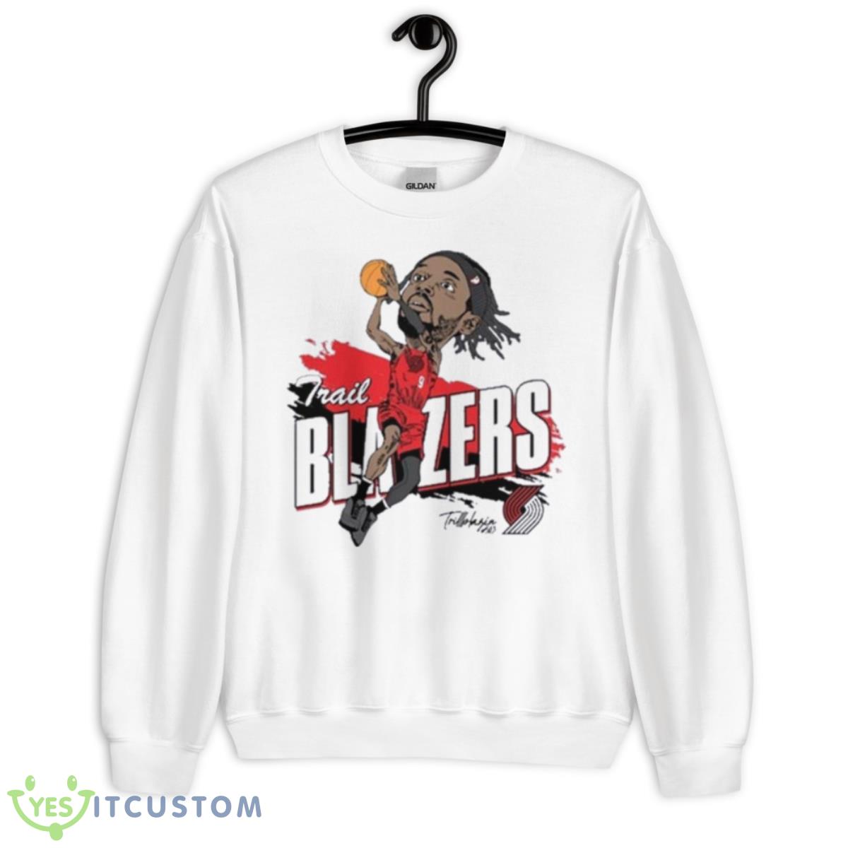Trail Blazers Jerami Grant Shirt 2 Trail Blazers Jerami Grant Shirt - Unisex Heavy Blend Crewneck Sweatshirt