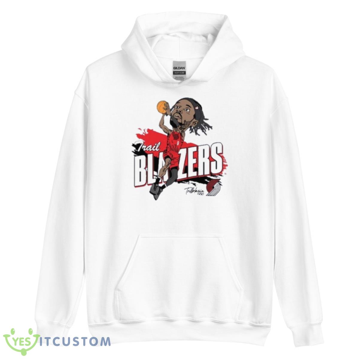 Trail Blazers Jerami Grant Shirt 11 Trail Blazers Jerami Grant Shirt - Unisex Heavy Blend Hooded Sweatshirt