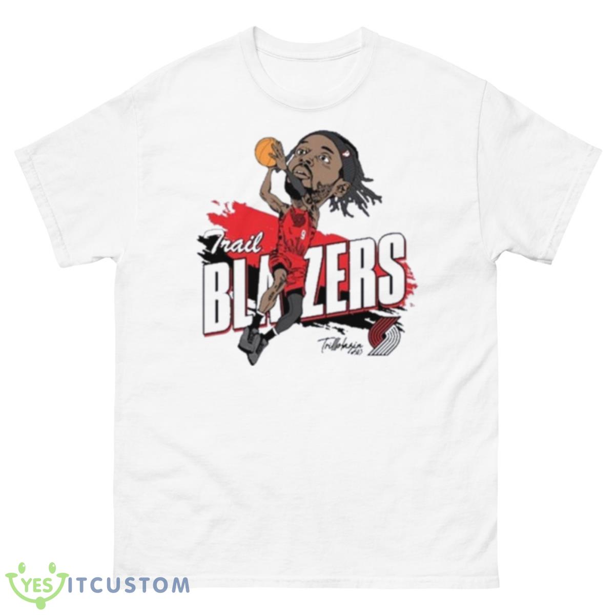 Trail Blazers Jerami Grant Shirt 10 Trail Blazers Jerami Grant Shirt - 500 Men’s Classic Tee Gildan