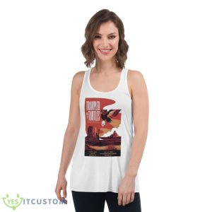 Trampled By Turtles With Amigo The Devil Shirt - Women's Flowy Racerback Tank