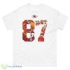 Travis Kelce Kansas City Chiefs Jersey LVII Super Bowl 2023 Shirt - 500 Men’s Classic Tee Gildan