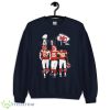 Travis Kelce Patrick Mahomes And Tyreek Hill Kansas City Chiefs Signatures Shirt Product Photo 1